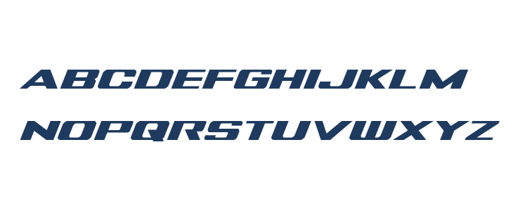 Tigershark Italic Lowercase