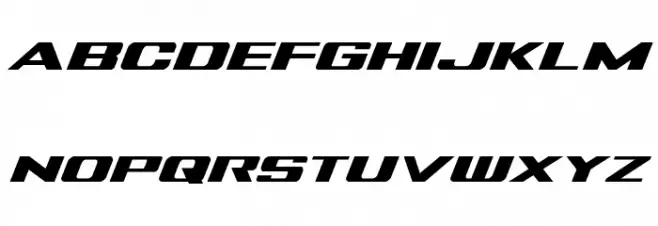 Tigershark Italic خط أحرف صغيرة