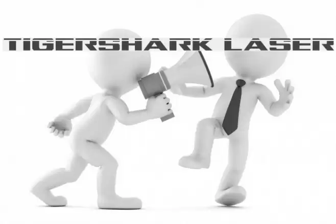 Tigershark Laser Font examples