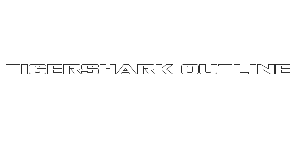 Tigershark Outline Logo
