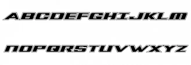 Tigershark Pro Italic Schriftart Groß