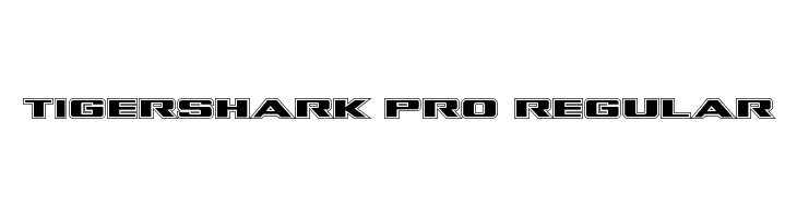 Tigershark Pro Regular  font caratteri gratis
