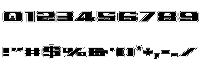 Tigershark Pro Font OTHER CHARS