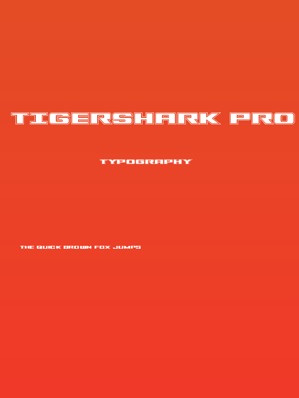 Tigershark Pro Poster