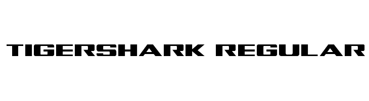 Tigershark Regular  Frei Schriftart Herunterladen