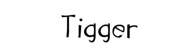 Tigger  Скачать бесплатные шрифты