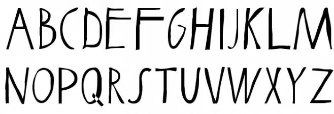 Tigger Schriftart Groß