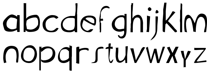 Tigger Font LOWERCASE