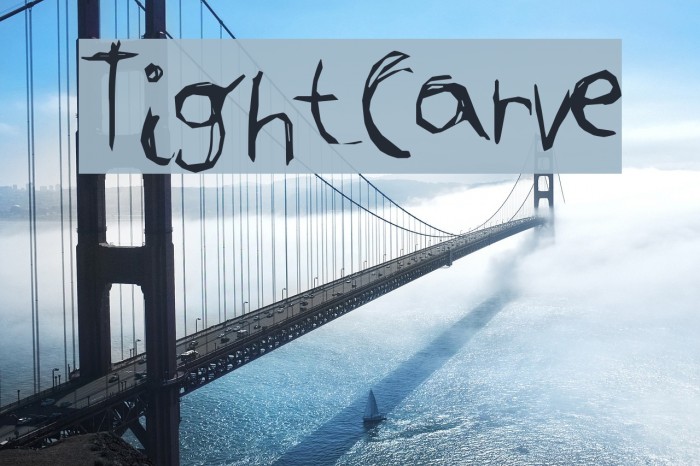 TightCarve Font examples