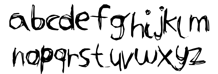 TightCarve Font LOWERCASE