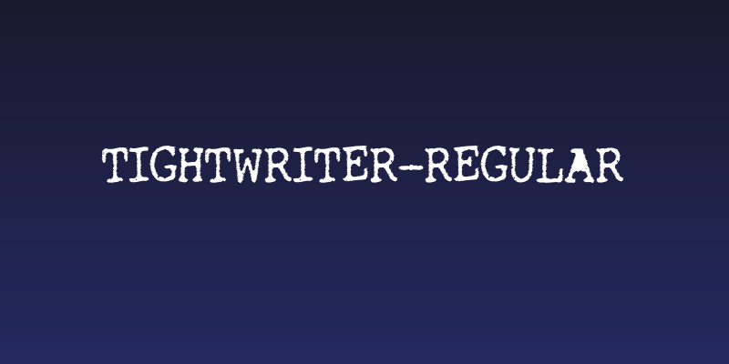 TightWriter-Regular Social Header
