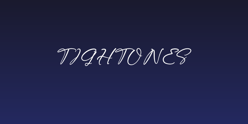 Tightones Social Header