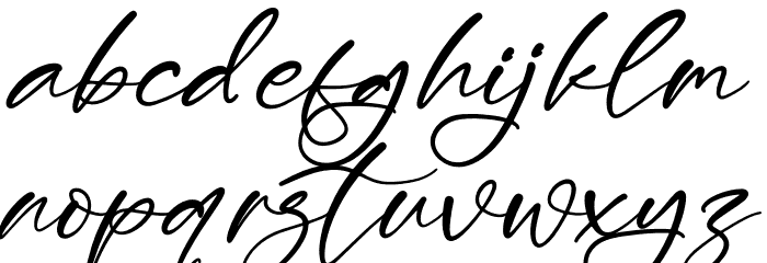 Tightones Font LOWERCASE