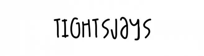 TightsJays  Descarca Fonturi Gratis