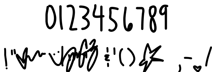 TightsJays Font OTHER CHARS
