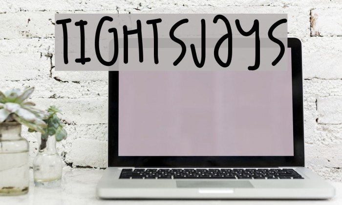 TightsJays Font examples