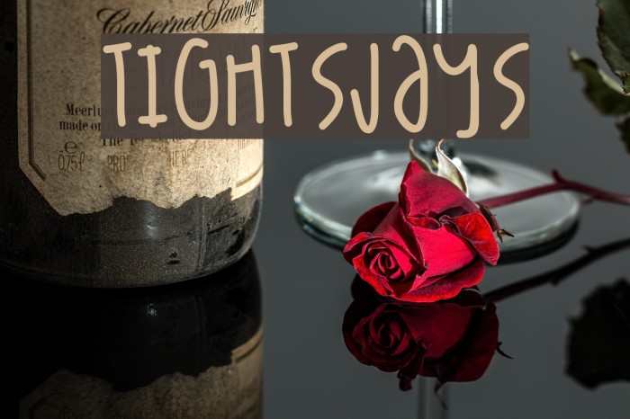TightsJays Font examples