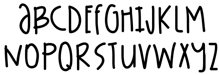 TightsJays Font LOWERCASE
