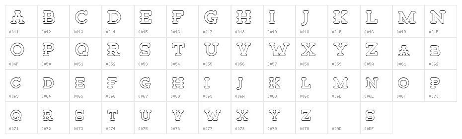Tigreal Free Outline Character Map