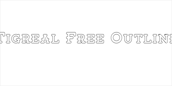 Tigreal Free Outline Logo