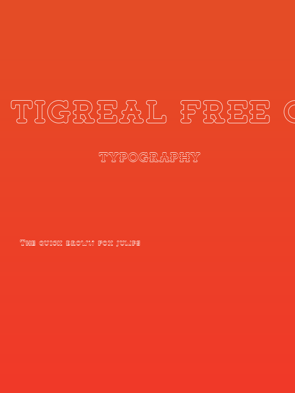 Tigreal Free Outline Poster