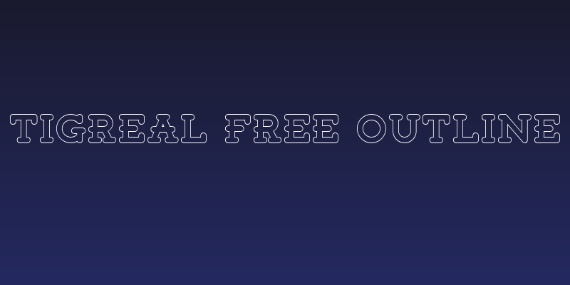 Tigreal Free Outline Social Header