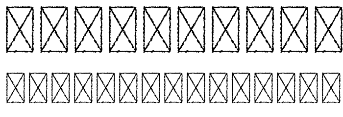 TigrealFree-Rough Font OTHER CHARS