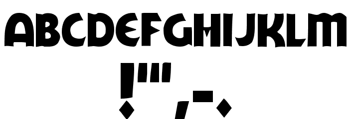 Tijuana Bible Font OTHER CHARS