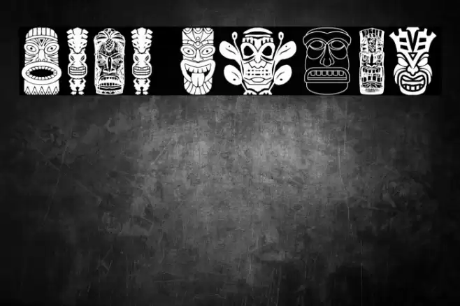 Tiki Idols Font examples