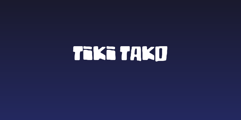 Tiki Tako Social Header