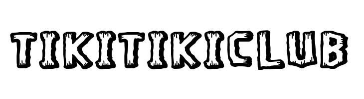 Tiki Tiki Club  Frei Schriftart Herunterladen