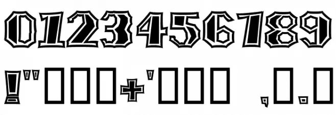 Tiki Tooka BV Font OTHER CHARS