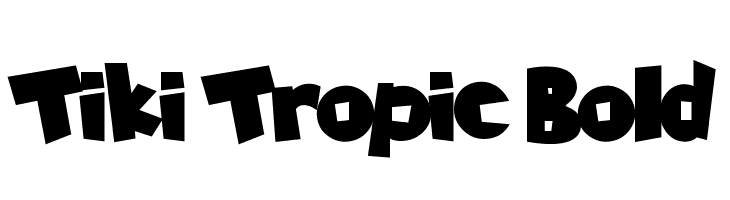 Tiki Tropic Bold  baixar fontes gratis