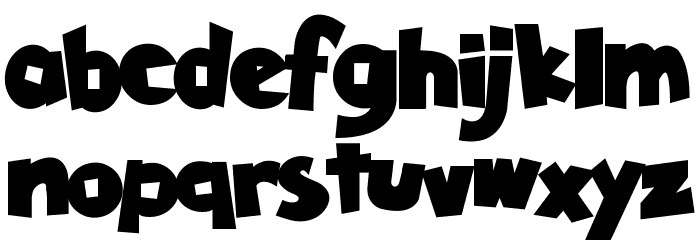 Tiki Tropic Bold Font LOWERCASE