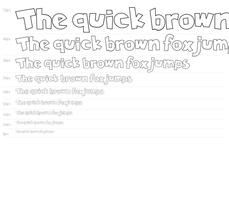 Tiki Tropic Outline Waterfall