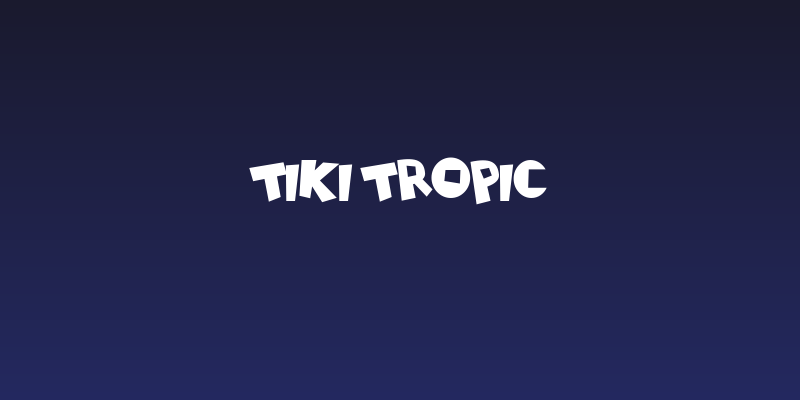 Tiki Tropic Social Header