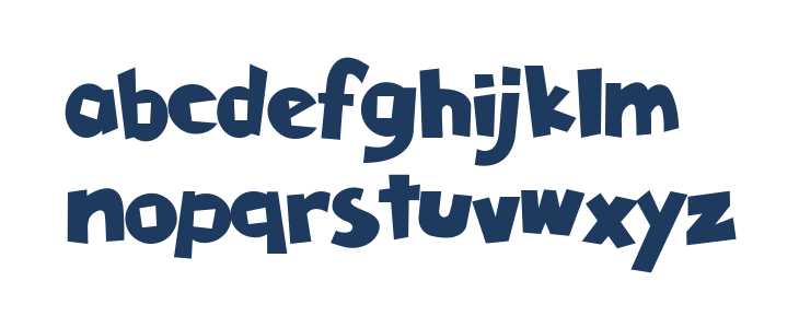 Tiki Tropic Lowercase