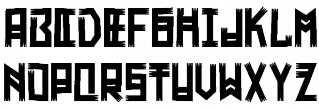 Tikiland Free Шрифта ВЕРХНИЙ