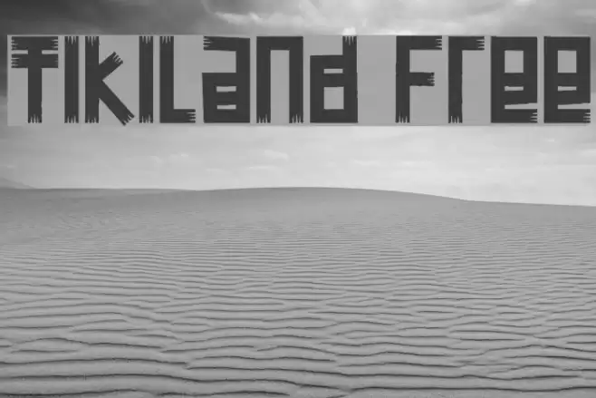 Tikiland Free Font examples