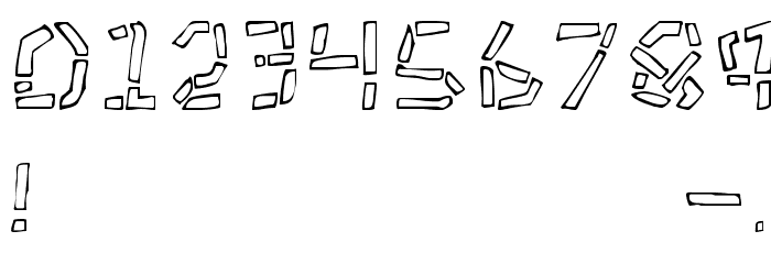 Tikitype Regular Font OTHER CHARS
