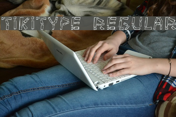 Tikitype Regular Font examples