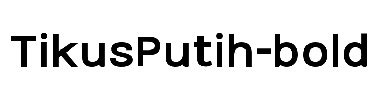 TikusPutih-bold Font
