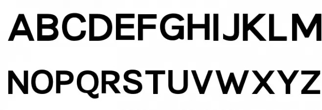 TikusPutih-bold Font Litere mari