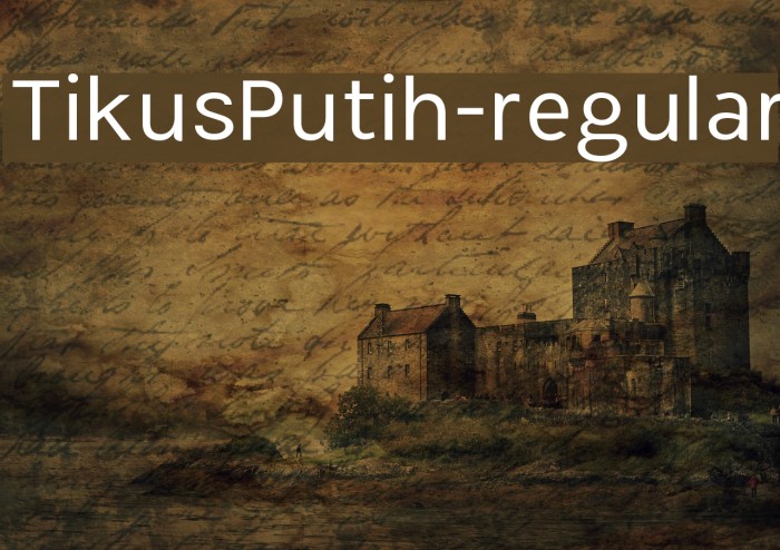 TikusPutih-regular Font examples