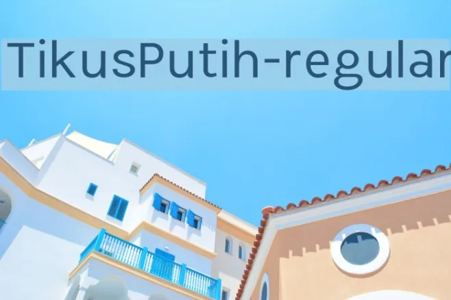 TikusPutih-regular Example 2