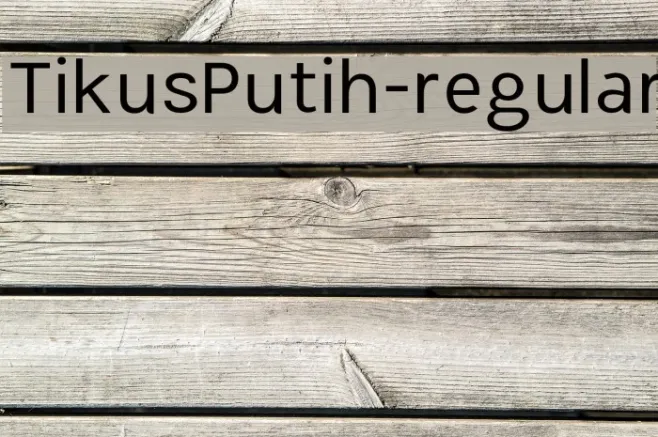 TikusPutih-regular Example 3
