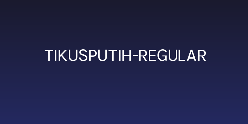 TikusPutih-regular Social Header