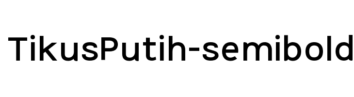 TikusPutih-semibold Font