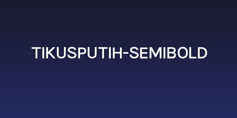 TikusPutih-semibold Social Header