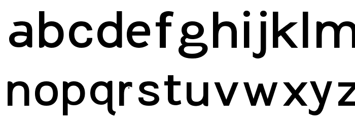 TikusPutih-semibold Font LOWERCASE